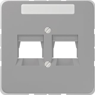 Jung - CD RANGE Inzetplaat schakelmateriaal afdekk vr mod jack 2-vd