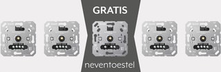Jung - dimmer DRAAIDIMMER NL1731AK54