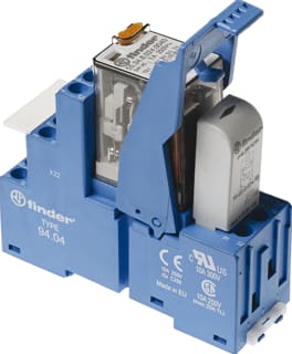 Finder - 58 Schakelrelais Rel+T+Led+D 4W7A/24Dc