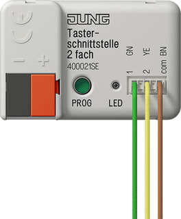 Jung - Binaire ingang bussysteem Knx Interface 2-Vd Secure