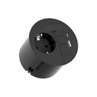 Bachmann - Contactdooscombinatie Loop In Charge 1X230V Zw