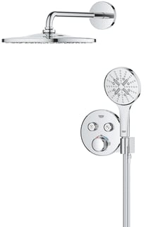 Grohe - Grohtherm SmartControl Inbouwmengkraan Grohth Smrtcontr+Dchhdr