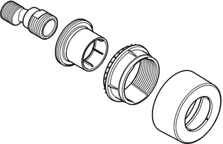 Grohe - S-koppeling s-aansluiting