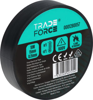 TRADEFORCE - Zelfklevende tape TAPE PVC 15MM BL