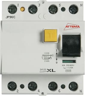 Attema - Click-mate XL-plus Aardlekschakelaar aardlekschak 4p 40a 30ma