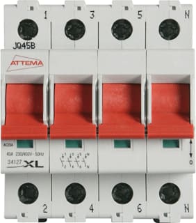 Attema - Click-mate XL-plus Lastscheider hoofdschakelaar 4p 63a