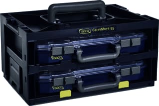 Raaco - Assortimentsdoos bevestigingsmat. Carrymore 55X2 Zwart