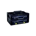 Raaco - Assortimentsdoos bevestigingsmat. Carrymore 55X2 Zwart