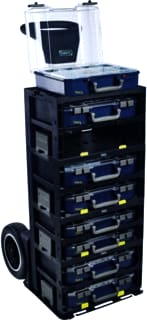 Raaco - Assortimentsdoos bevestigingsmat. Trt-0 Carrymore Trolley