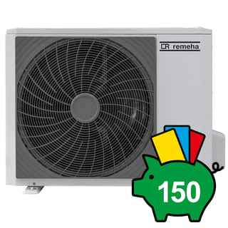 Remeha - Warmtepomp (lucht/water) split uitv Warmtep Buiten 6 Mr Hk493