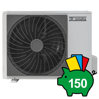 Remeha - Warmtepomp (lucht/water) split uitv Warmtep Buiten 8 Mr Hk494