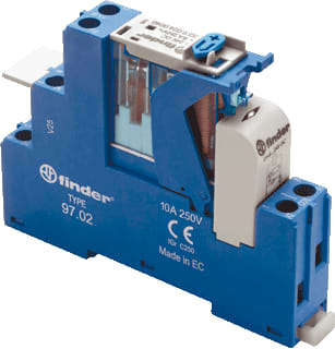 Finder - 4C Schakelrelais Rel.Comp+Led 4C2P8A/24Vac