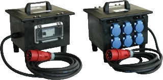 Hateha - HANDY 2 Bouwaansluitkast Bouwkast Handy2 Volrubb