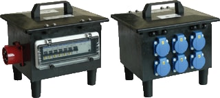 Hateha - HANDY 4 Bouwaansluitkast Bouwkast Handy4 Volrubb