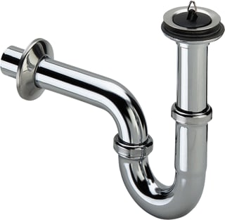 Viega - Afvoerprogramma 5612 Leidingsifon 0, 90, 180 graden Plugbuissif 5/4X5/4X60Chr