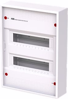 ABB - AK600 Groepenkast, leeg Instkst 24M 2R Z Deur