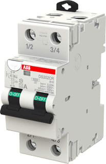 ABB - System pro M compact DS202CR Aardlekautomaat Aardlautomt 2P B16