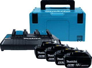 Makita - LXT Accupack elektrisch gereedschap Dc18Rd + 4X Bl1860B