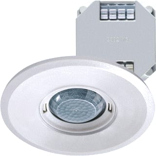 ESYLUX - Flat Large Round PD Bewegingsschakelaar (compleet) Pd-Flat 360I/8L Rw Da Set