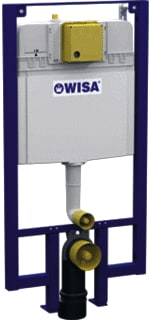 Wisa - XF Inbouwreservoir met frame Wc Front 90/110