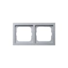 ABB Busch-Jaeger - Future Linear Afdekraam schakelmateriaal Afdkrm 2V Aluzilver