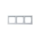 ABB Busch-Jaeger - Future Linear Afdekraam schakelmateriaal Afdkrm 3V Aluzilver