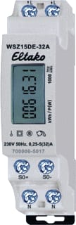 Eltako - 15-serie Elektriciteitsmeter Kwhm Wsz15De-32A