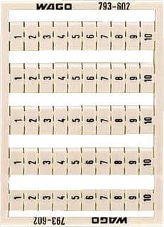 Wago - WMB 793 Codering rijgklem Markeringsvert. 1-10 Zk5
