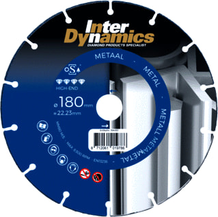 InterDynamics - Slijpschijf Diamntzgbld 125Mm 22,23Mm