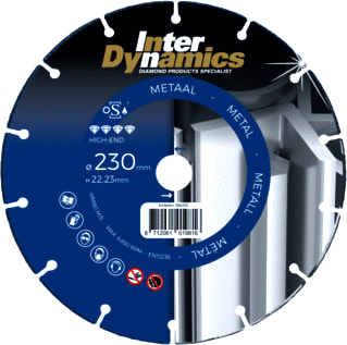 InterDynamics - Slijpschijf Diamntzgbld 230Mm 22,23Mm