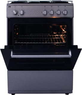Etna - Fornuis Fgv160Rvs Gforn, 60, Conv