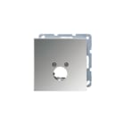 Jung - Aluminium/Edelstaal/Chroom Inzetplaat schakelmateriaal inzpl 1x bnc/ldspr gcr ls