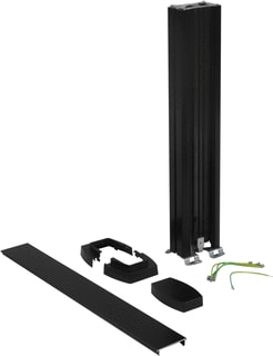 Legrand - Energiezuilen Aansluitzuil Zuil 1 Comp 80Mm 0,68M Zw