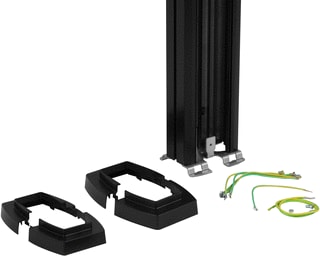 Legrand - Energiezuilen Aansluitzuil Zuil 1 Comp 80Mm 3,90M Zw