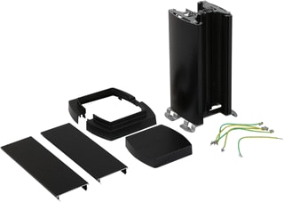Legrand - Energiezuilen Aansluitzuil Zuil 2 Comp 80Mm 0,3M Zw