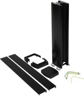 Legrand - Energiezuilen Aansluitzuil Zuil 2 Comp 80Mm 0,68M Zw