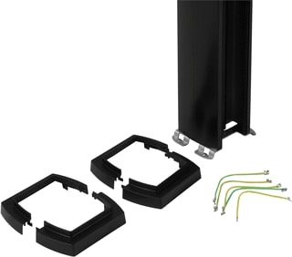 Legrand - Energiezuilen Aansluitzuil Zuil 2 Comp 80Mm 2,70M Zw