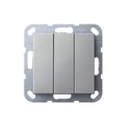 Gira - Systeem 55 Installatieschakelaar Schak Bs 3V Uit 55 Edlstl
