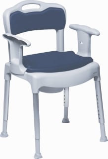Etac - Swift Commode Douche-/toiletstoel Toiletstl+Emmer Grs