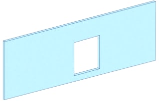 Schneider Electric - Frontplaat voor kast/lessenaar Prisma Afdpl Nsx/Cvs250 4M