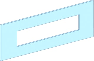 Schneider Electric - Frontplaat voor kast/lessenaar Prisma Afdpl 3-4 Nsx250 5M