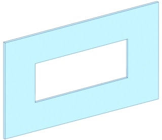 Schneider Electric - Frontplaat voor kast/lessenaar Prisma Afdpl Omsc Ins250 5M