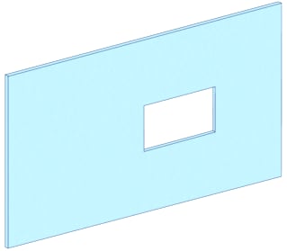 Schneider Electric - Frontplaat voor kast/lessenaar Prisma Afdpl Ins250 Vt 5M