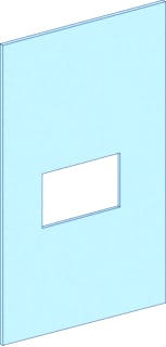 Schneider Electric - Frontplaat voor kast/lessenaar Prisma Afdpl Nsx/Cvs 250 9M