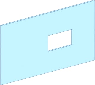 Schneider Electric - Frontplaat voor kast/lessenaar Prisma Afdpl Ins630 10M