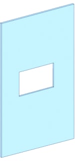 Schneider Electric - Frontplaat voor kast/lessenaar Prisma Afdpl Nsx-Cvs630 12M