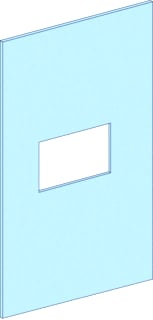 Schneider Electric - Frontplaat voor kast/lessenaar Prisma Afdpl Nsx630 B300 8M