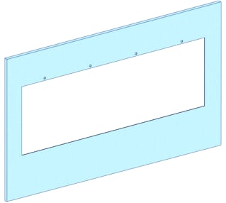 Schneider Electric - Frontplaat voor kast/lessenaar Prisma Afdpl Isft 250 B650