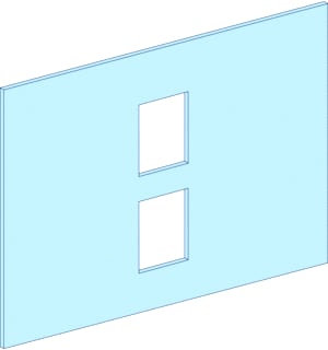 Schneider Electric - Frontplaat voor kast/lessenaar prisma p afdpl nsx250 mot