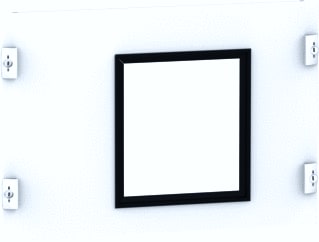 Schneider Electric - Frontplaat voor kast/lessenaar prisma p afdpl nt vast